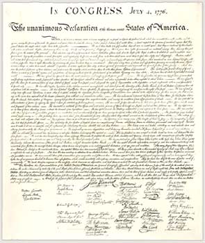 Declaration of Independence -- Independence Day